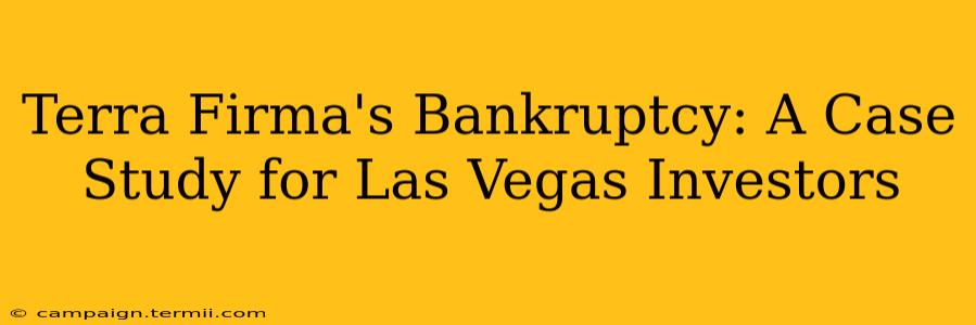 Terra Firma's Bankruptcy: A Case Study for Las Vegas Investors