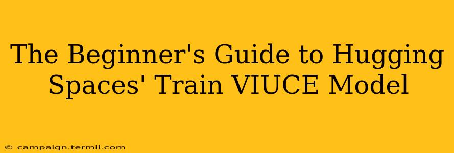 The Beginner's Guide to Hugging Spaces' Train VIUCE Model