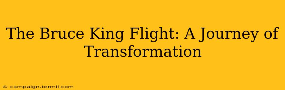 The Bruce King Flight: A Journey of Transformation