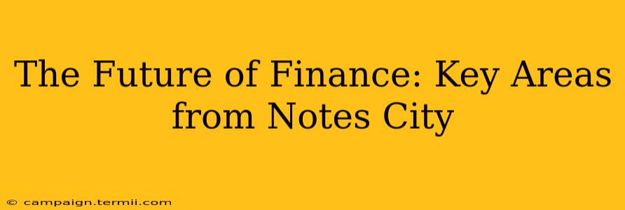 The Future of Finance: Key Areas from Notes City