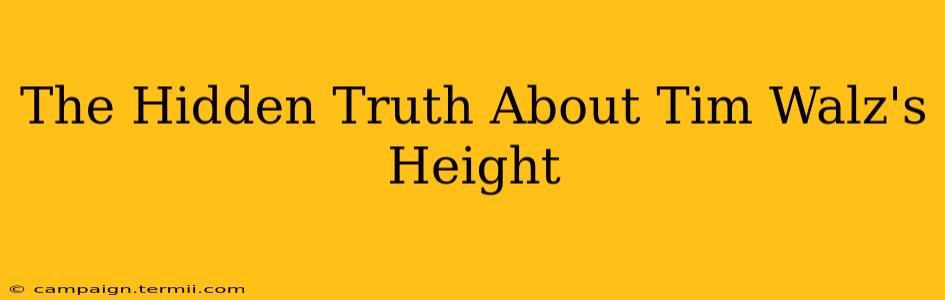 The Hidden Truth About Tim Walz's Height