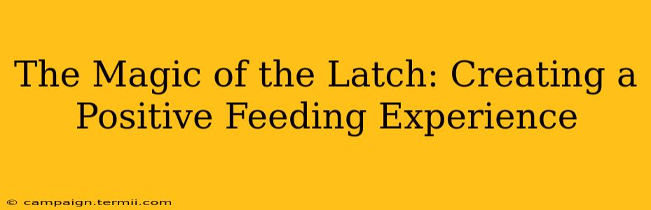 The Magic of the Latch: Creating a Positive Feeding Experience