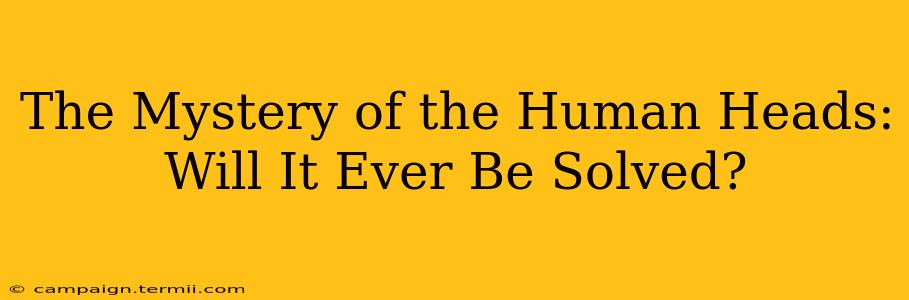 The Mystery of the Human Heads: Will It Ever Be Solved?