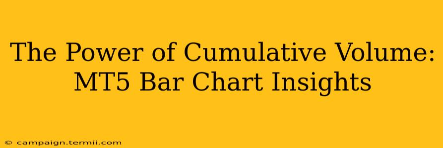 The Power of Cumulative Volume: MT5 Bar Chart Insights