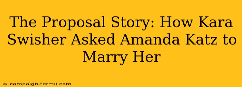 The Proposal Story: How Kara Swisher Asked Amanda Katz to Marry Her