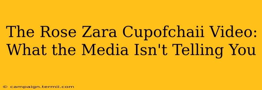 The Rose Zara Cupofchaii Video: What the Media Isn't Telling You