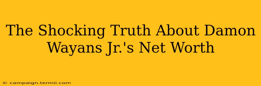 The Shocking Truth About Damon Wayans Jr.'s Net Worth