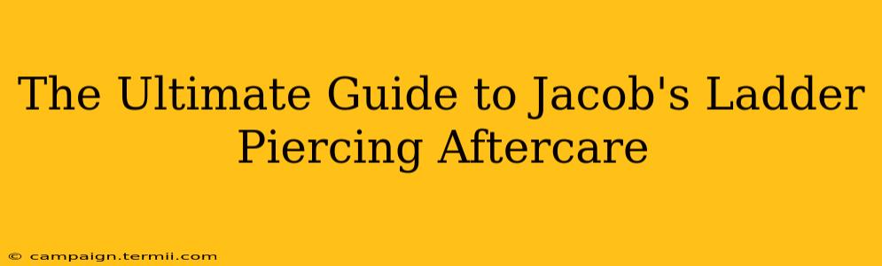 The Ultimate Guide to Jacob's Ladder Piercing Aftercare