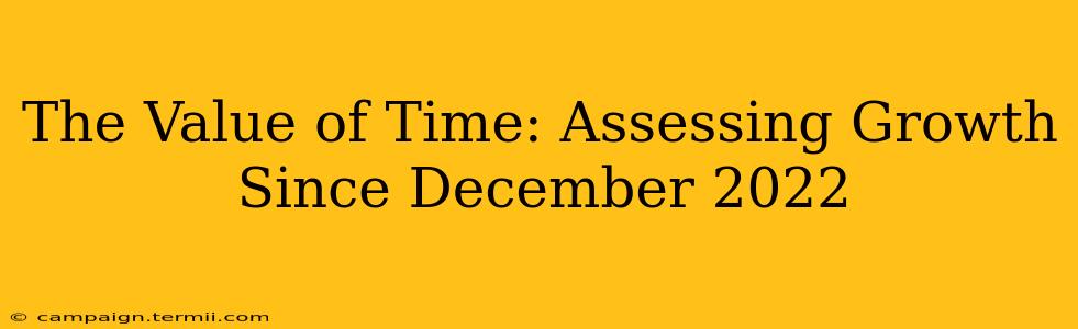 The Value of Time: Assessing Growth Since December 2022