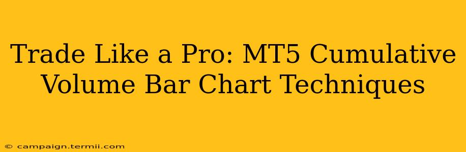 Trade Like a Pro: MT5 Cumulative Volume Bar Chart Techniques