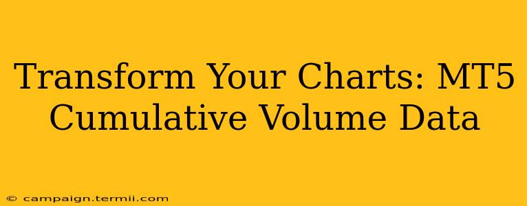 Transform Your Charts: MT5 Cumulative Volume Data