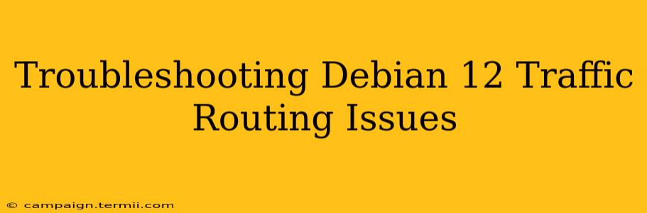 Troubleshooting Debian 12 Traffic Routing Issues