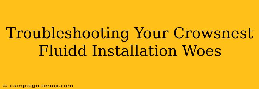 Troubleshooting Your Crowsnest Fluidd Installation Woes