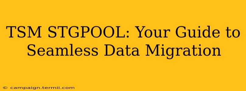 TSM STGPOOL: Your Guide to Seamless Data Migration