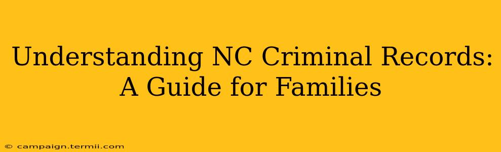 Understanding NC Criminal Records: A Guide for Families