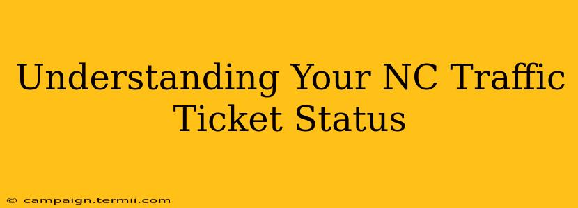 Understanding Your NC Traffic Ticket Status