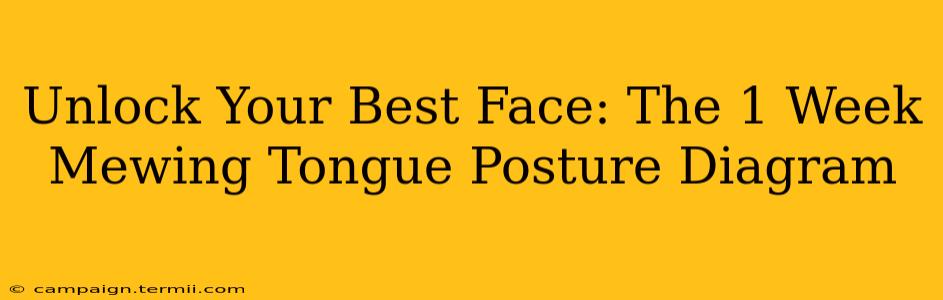 Unlock Your Best Face: The 1 Week Mewing Tongue Posture Diagram