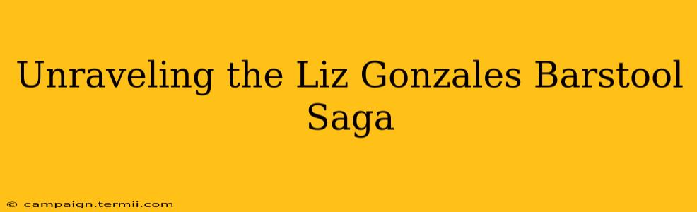 Unraveling the Liz Gonzales Barstool Saga