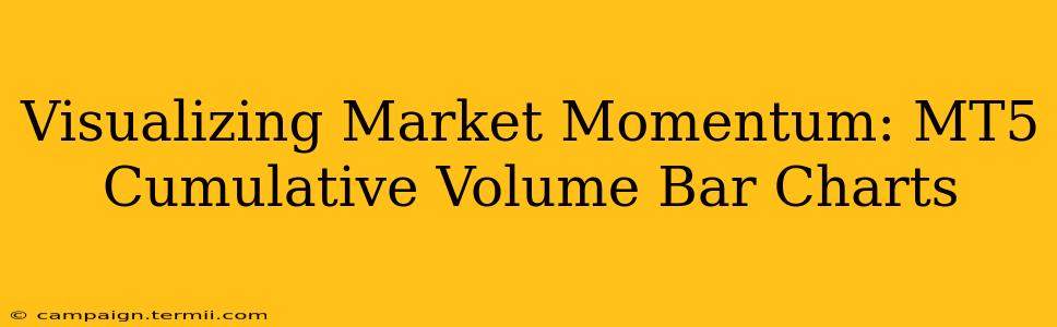 Visualizing Market Momentum: MT5 Cumulative Volume Bar Charts