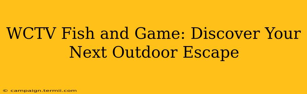 WCTV Fish and Game: Discover Your Next Outdoor Escape